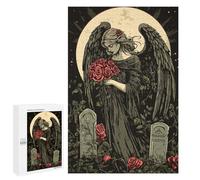 Jigsaw Puzzles for Adults1000 PCS Gothic Angel of Sorrow Puzzle for Adults DIY Toys Staycation Kill Time Fun at Home Activities, 1000 PCS