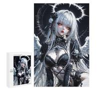 Jigsaw Puzzles for Adults1000 PCS Gothic Anime Angel Jigsaw for Adults Brain Teaser Game Pattern Assembly Unique Birthday And Gifts 1000 PCS