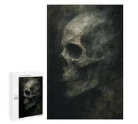 Jigsaw Puzzles for Adults1000 PCS Gothic Dark Skull Art Adult Puzzles Brain Teaser Game Home Decoration Help The Brain Exercise 1000 PCS