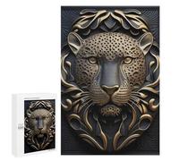 Jigsaw Puzzles for Adults1000 PCS Jaguar Gold Relief Deco Teenagers Puzzles Relaxing Games For Family Fun Fun Activities at Home 1000 PCS