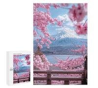 Jigsaw Puzzles for Adults1000 PCS Japan Mount Fuji Landscape Adult Jigsaw Puzzle Family Games Difficult Challenge Fun Activities at Home 1000 PCS