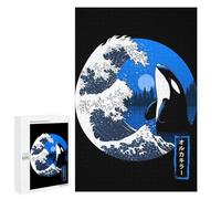 Jigsaw Puzzles for Adults1000 PCS Killer Wave Adult Puzzles Brain Teaser Game Home Decoration Help The Brain Exercise 1000 PCS