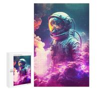Jigsaw Puzzles for Adults1000 PCS Lost Astronaut Puzzle for Adults DIY Toys Staycation Kill Time Fun at Home Activities, 1000 PCS
