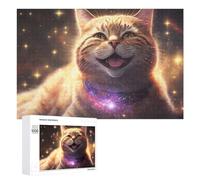 Jigsaw Puzzles for Adults1000 PCS Magical Celestial Cat Collar Teenagers Puzzles Anti-Stress Toys Presents for Women Fun Activities at Home 1000 PCS