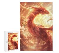 Jigsaw Puzzles for Adults1000 PCS Magical Fire Dragon Artwork -1 Jigsaws for Adults Puzzle Family Activities Fun Activities at Home Gifts for Friends And Family 1000 PCS