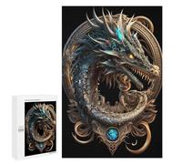 Jigsaw Puzzles for Adults1000 PCS Mystical Cosmic Dragon Jigsaw for Adults Brain Teaser Game Pattern Assembly Unique Birthday And Gifts 1000 PCS