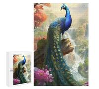 Jigsaw Puzzles for Adults1000 PCS Peacock in Fantasy Forest Adult Jigsaw Puzzles For Family Fun Fun Activities at Home Challenging Family Fun Game 1000 PCS