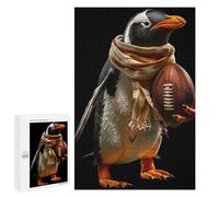 Jigsaw Puzzles for Adults1000 PCS Penguin American Football Puzzle for Adults Fun Games Wall Decoration Deal As Gifts for The Whole Family 1000 PCS