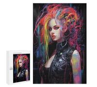 Jigsaw Puzzles for Adults1000 PCS Punk Girl No10 Puzzle for Adults DIY Toys Staycation Kill Time Fun at Home Activities, 1000 PCS