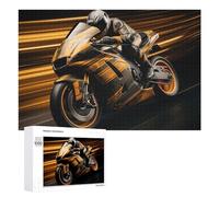 Jigsaw Puzzles for Adults1000 PCS Racing Motorcycle Speed Art Jigsaws for Adults DIY Toys Wall Art Unique Birthday And Xmas Gifts 1000 PCS