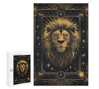 Jigsaw Puzzles for Adults1000 PCS Regal Leo Puzzle for Adults DIY Toys Staycation Kill Time Fun at Home Activities, 1000 PCS