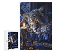 Jigsaw Puzzles for Adults1000 PCS Royal Tiger Cub Crowned Teenagers Puzzles Relaxing Games For Family Fun Fun Activities at Home 1000 PCS
