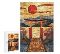 Jigsaw Puzzles for Adults1000 PCS Sacred Torri Path Mosaic Adult Puzzles Brain Teaser Game Home Decoration Help The Brain Exercise 1000 PCS