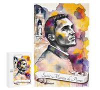 Jigsaw Puzzles for Adults1000 PCS Saint Martin De Porres Puzzle for Adults DIY Toys Staycation Kill Time Fun at Home Activities, 1000 PCS