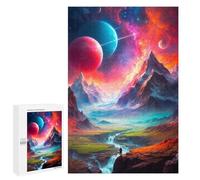 Jigsaw Puzzles for Adults1000 PCS Sister Planets Adult Jigsaw Puzzle Family Games Difficult Challenge Fun Activities at Home 1000 PCS