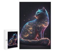 Jigsaw Puzzles for Adults1000 PCS Space Is Wild Cat Galaxies Adult Jigsaw Family Game Staycation Kill Time for Birthday, Chrismas 1000 PCS