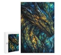 Jigsaw Puzzles for Adults1000 PCS Stained Majesty Adult Jigsaw Puzzle Family Games Difficult Challenge Fun Activities at Home 1000 PCS