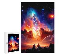 Jigsaw Puzzles for Adults1000 PCS Stargazers in A Cosmic Landscape Puzzle for Adults Fun Games Wall Decoration Deal As Gifts for The Whole Family 1000 PCS