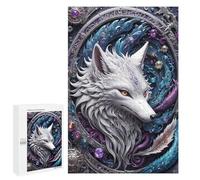 Jigsaw Puzzles for Adults1000 PCS Steampunk Art Fox Jigsaw for Adults Brain Teaser Game Pattern Assembly Unique Birthday And Gifts 1000 PCS