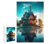 Jigsaw Puzzles for Adults1000 PCS Surral Castle Reflections Adult Jigsaw Family Game Staycation Kill Time for Birthday, Chrismas 1000 PCS
