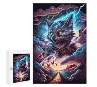 Jigsaw Puzzles for Adults1000 PCS Thundering Wolf Armor Teenagers Puzzles Relaxing Games For Family Fun Fun Activities at Home 1000 PCS