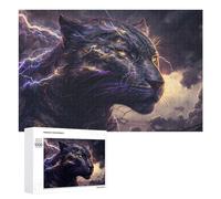Jigsaw Puzzles for Adults1000 PCS Thunderous Panther Wild Energy -1 Jigsaws for Adults DIY Toys Wall Art Unique Birthday And Xmas Gifts 1000 PCS