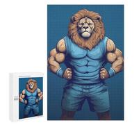 Jigsaw Puzzles for Adults1000 PCS Tiger Athlete Bodybuilder Jigsaws for Adults DIY Toys Wall Art Unique Birthday And Xmas Gifts 1000 PCS