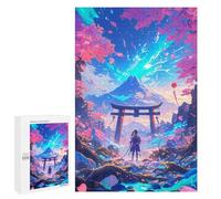 Jigsaw Puzzles for Adults1000 PCS Torii Gate Japan Puzzle for Adults DIY Toys Staycation Kill Time Fun at Home Activities, 1000 PCS