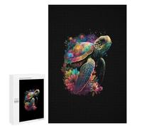 Jigsaw Puzzles for Adults1000 PCS Turtle Mom Sea Turtles Adult Jigsaw Puzzle Hands-on Game But Fun And Humorous Stress Reduction Gifts 1000 PCS