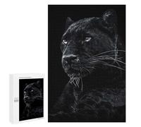 Jigsaw Puzzles for Adults1000 PCS Wild Black Panther Jigsaw for Adults Brain Teaser Game Pattern Assembly Unique Birthday And Gifts 1000 PCS
