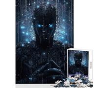 Jigsaw Puzzles for Adults1000 Piece A Technological Soul Cozy Family Gathering Enjoyment Unique Christmas Celebration Present (38x26cm)