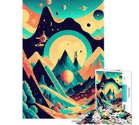 Jigsaw Puzzles for Adults1000 Piece Alien Planet Brain Teaser Game Toy Intellectual Game Birthday Gifts Difficult Hard (Size 50x75cm)
