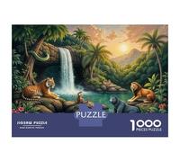Jigsaw Puzzles for Adults1000 Piece Amazon Rainforest Animals Jigsaws for Adults Family Games Birthday Present Help The Brain Exercise 38x26cm/1000pcs