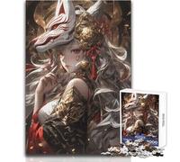 Jigsaw Puzzles for Adults1000 Piece Anime Demon Maid Brainteaser Family Games A Work of Art Secret Santa Gifts Size 38x26cm