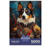 Jigsaw Puzzles for Adults1000 Piece Australian Shepard Protector Adult Jigsaw Puzzle Toy Wall Decor Precision Cutting Deal As Gifts for The Whole Family 52x38cm/1000pcs