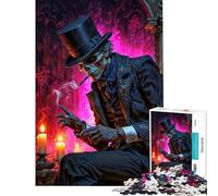 Jigsaw Puzzles for Adults1000 Piece Baron Samedi in Top Hat Difficult And Challenge Presents for Women AntiStress Toys for Age 14+ Game (38X26cm)
