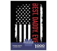 Jigsaw Puzzles for Adults1000 Piece Best Daddy Ever Adult Jigsaw Puzzle Relaxing Games Staycation Kill Time for Birthday, Chrismas 70x50cm/1000pcs