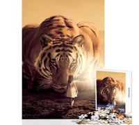 Jigsaw Puzzles for Adults1000 Piece Big Tiger Is Watching Home Decoration Toys Birthday Gifts Brain Teaser Game Train Your Brain And Hands Size 50x75cm