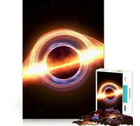 Jigsaw Puzzles for Adults1000 Piece Black Hole Space Seamless Fit Art, Focus Game Gift, Rest Time Play, Birthday Game Gift (50x75cm)