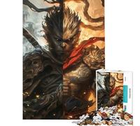 Jigsaw Puzzles for Adults1000 Piece Black Myth Wukong Educational Challenge For Family Fun Fun Games for And 14 Years And over (38X52cm)