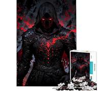 Jigsaw Puzzles for Adults1000 Piece Blood Oath Knight︰ Crimson Vanguard Jigsaw 1000 Piece Home Decoration Toys Pattern Assembly Unique Gifts for Birthday And Christmas (50x75cm)