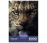 Jigsaw Puzzles for Adults1000 Piece Bobcat The Big Cat Adult Jigsaw Puzzle Toy Wall Decor Precision Cutting Deal As Gifts for The Whole Family 52x38cm/1000pcs
