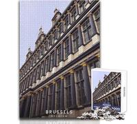 Jigsaw Puzzles for Adults1000 Piece Brussels Educational Game Birthday Present Secret Santa Gifts Size 38x26cm