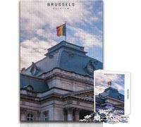 Jigsaw Puzzles for Adults1000 Piece Brussels Educational Game Birthday Present Secret Santa Gifts Size 50x75cm