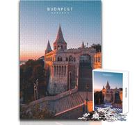 Jigsaw Puzzles for Adults1000 Piece Budapest Educational Game Birthday Present Secret Santa Gifts Size 50x75cm