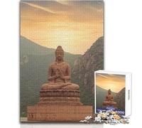 Jigsaw Puzzles for Adults1000 Piece Buddha Educational Game Birthday Present Secret Santa Gifts Size 38x52cm