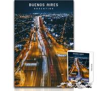 Jigsaw Puzzles for Adults1000 Piece Buenos Aires Educational Game Birthday Present Secret Santa Gifts Size 50x75cm