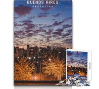 Jigsaw Puzzles for Adults1000 Piece Buenos Aires Educational Game Birthday Present Secret Santa Gifts Size 38x26cm