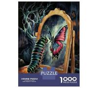 Jigsaw Puzzles for Adults1000 Piece Butterfly Transformation Art Print Jigsaw for Adults Anti-Stress Toys A Work of Art for Birthday, Chrismas 38x26cm/1000pcs