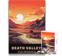 Jigsaw Puzzles for Adults1000 Piece California Death Valley Educational Game Birthday Present Secret Santa Gifts Size 38x52cm